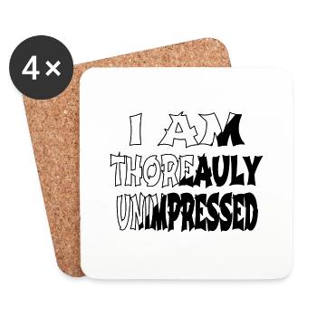 Author Interviews Quote Bookish Quotes Gift - Coasters (set of 4) - white - Front