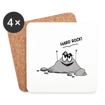 Idée cadeau drôle de dicton drôle d’image drôle d’humour - Dessous de verre (lot de 4) - blanc - Devant