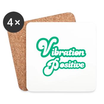 Portez Vos Valeurs avec la Collection de T-Shirts - Dessous de verre (lot de 4) - blanc - Devant