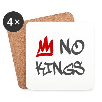 No Kings in America since 1776 - Coasters (set of 4) - white - Front