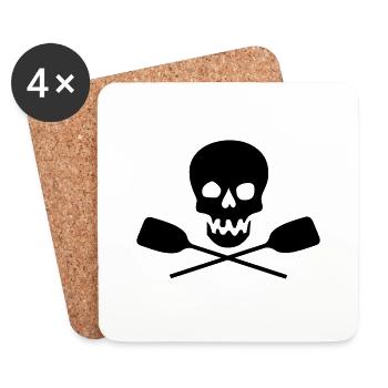 rowing - Coasters (set of 4) - white - Front