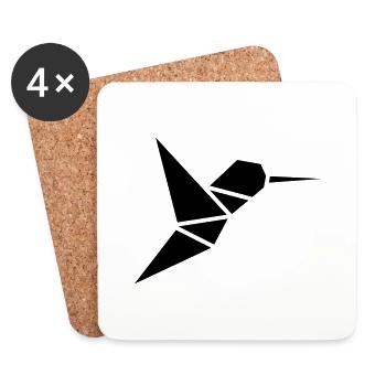 KOLIBRI - Untersetzer (4er-Set) - Weiß - Vorne
