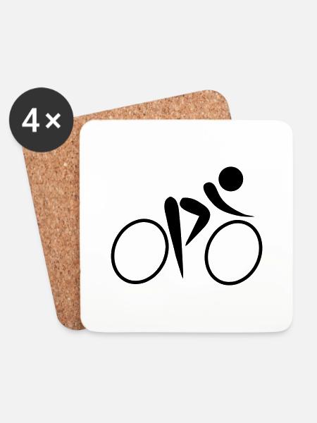 cycling os - Coasters (set of 4) - white