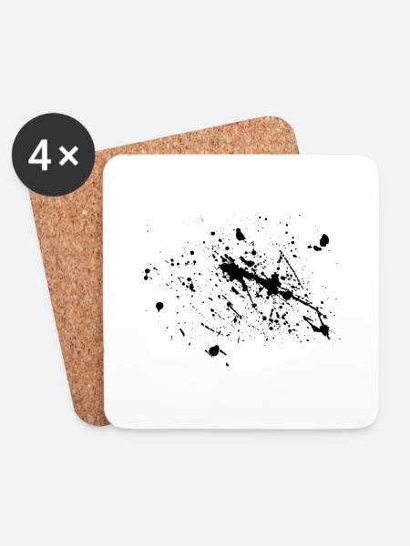 zikin - Coasters (set of 4) - white