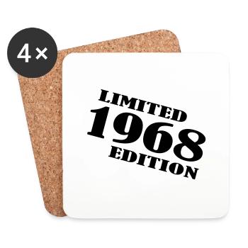 year 1968 limited edition - Coasters (set of 4) - white - Front