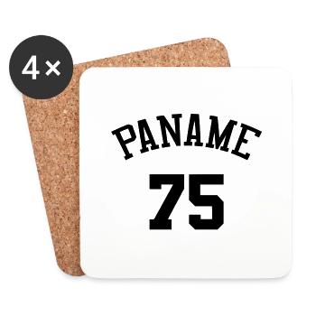 PARIS 75 - Coasters (set of 4) - white - Front
