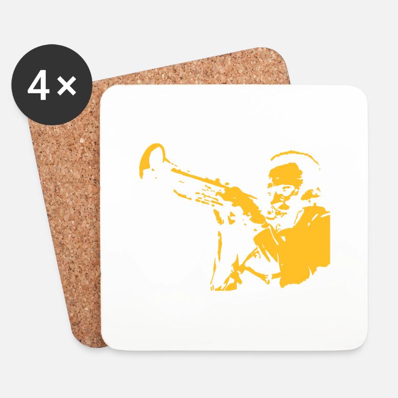 Miles Davis - Coasters (set of 4) - white