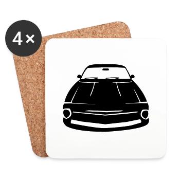 auto - Coasters (set of 4) - white - Front