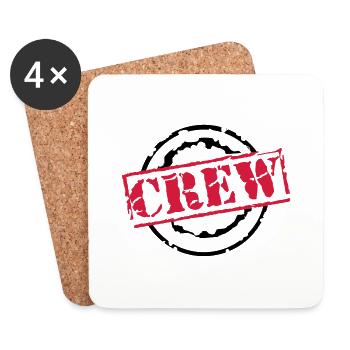 crew - Untersetzer (4er-Set) - Weiß - Vorne