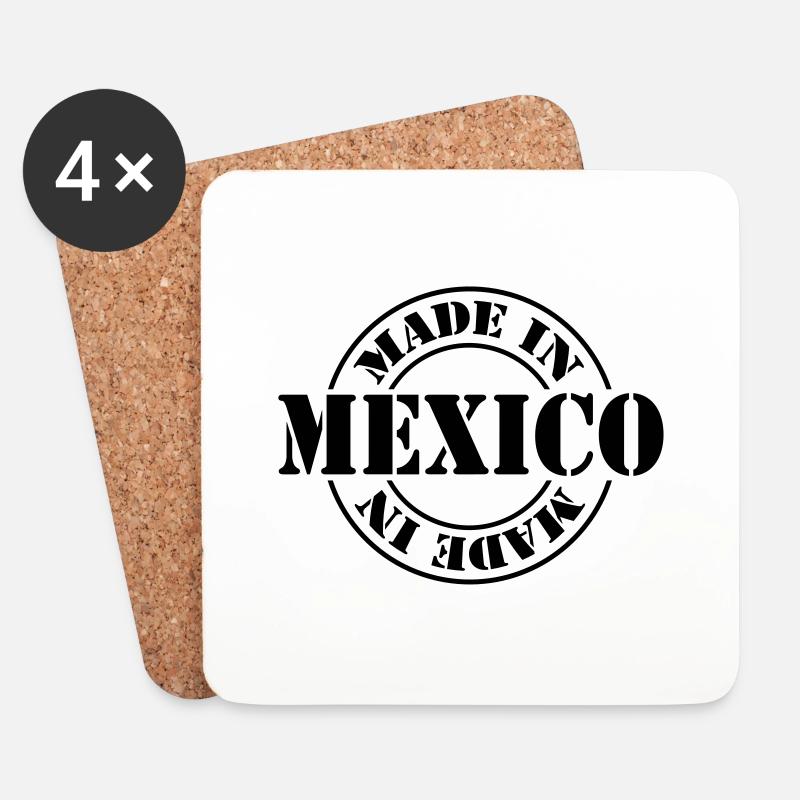 made in mexico m1k2 - Untersetzer (4er-Set) - Weiß
