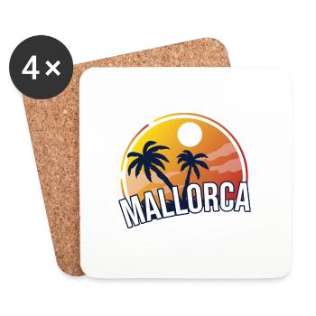 MALLORCA 3 - Coasters (set of 4) - white - Front