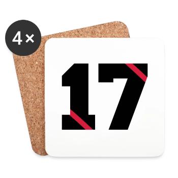 17 - Untersetzer (4er-Set) - Weiß - Vorne