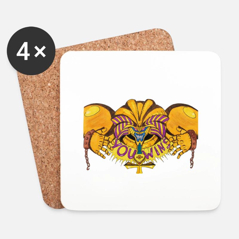 Exodia die Verbotene - Untersetzer (4er-Set) - Weiß
