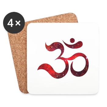 GOA RED - Coasters (set of 4) - white - Front