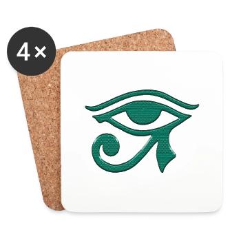 Egipt hieroglyphs - Coasters (set of 4) - white - Front