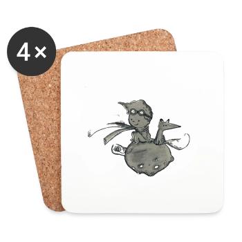 Petit Prince - Dessous de verre (lot de 4) - blanc - Devant