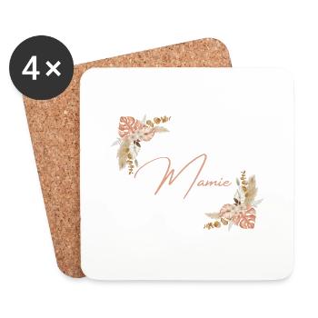 élu meilleure mamie du monde - Dessous de verre (lot de 4) - blanc - Devant