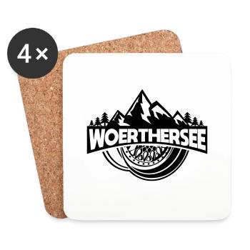 Wörthersee Wheel - Untersetzer (4er-Set) - Weiß - Vorne