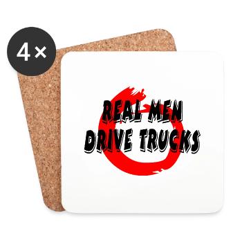 Truck - Untersetzer (4er-Set) - Weiß - Vorne