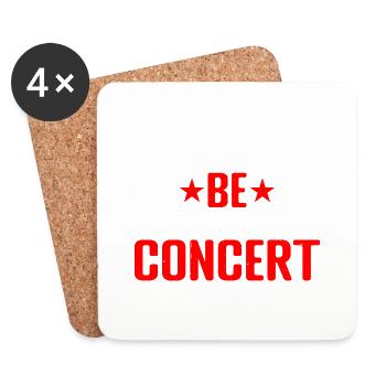 I'd Rather Be At A Concert 6 - Untersetzer (4er-Set) - Weiß - Vorne