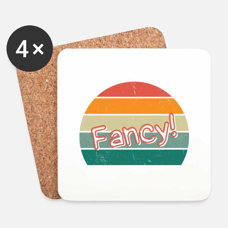 Fancy! - Untersetzer (4er-Set) - Weiß