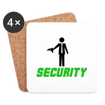 Security Design - Coasters (set of 4) - white - Front