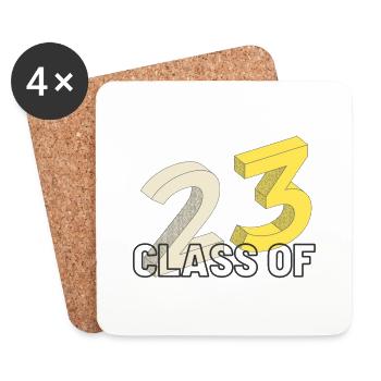 23 CLASS OF - Coasters (set of 4) - white - Front