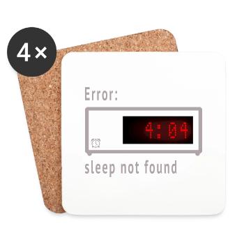 Error - Coasters (set of 4) - white - Front