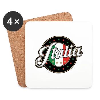 Italien - Untersetzer (4er-Set) - Weiß - Vorne