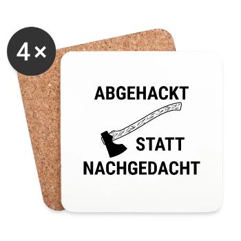Handwerker Handyman Handwerk Werkzeug Baustelle - Untersetzer (4er-Set) - Weiß - Vorne