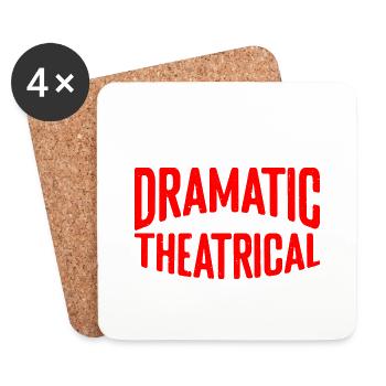 I'm Not Dramatic, I'm Theatrical 21 - Untersetzer (4er-Set) - Weiß - Vorne