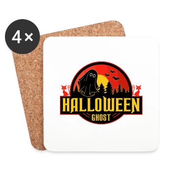 Halloween - Untersetzer (4er-Set) - Weiß - Vorne