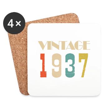 2010 Vintage Édition limitée Cadeau - Dessous de verre (lot de 4) - blanc - Devant