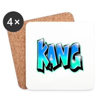 KANG GRAFFITI NAME DRUCK - Untersetzer (4er-Set) - Weiß - Vorne