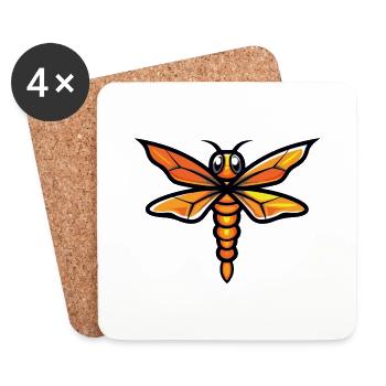 libelle - Untersetzer (4er-Set) - Weiß - Vorne