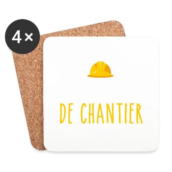 Site Manager - Coasters (set of 4) - white - Front