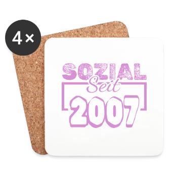 2007 - Coasters (set of 4) - white - Front