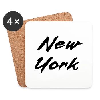 new work - Coasters (set of 4) - white - Front