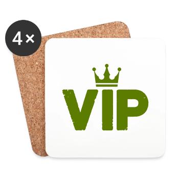 vip - Untersetzer (4er-Set) - Weiß - Vorne