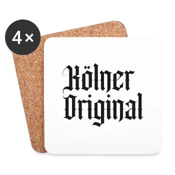 Kölner Original (Kölsche Original) – FC Shirt Köln - Coasters (set of 4) - white - Front