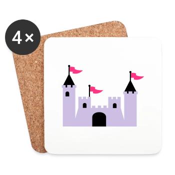 castle - Coasters (set of 4) - white - Front