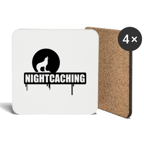 nightcaching / 1 color - Untersetzer (4er-Set)