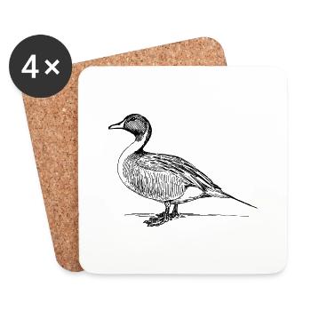duck56 - Untersetzer (4er-Set) - Weiß - Vorne