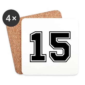 funfzehn - Coasters (set of 4) - white - Front