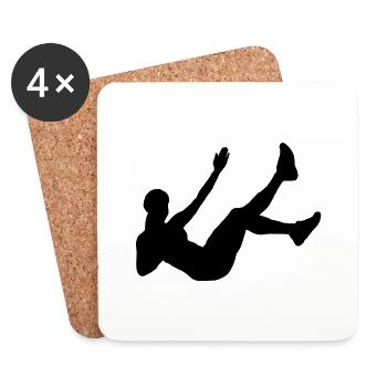 Fitness - Coasters (set of 4) - white - Front