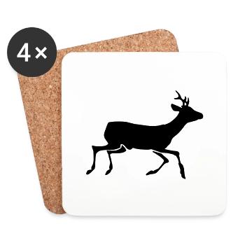 Roe - Coasters (set of 4) - white - Front