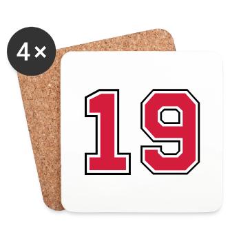 19__f2 - Coasters (set of 4) - white - Front