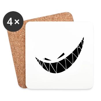 Feed Me - Untersetzer (4er-Set) - Weiß - Vorne