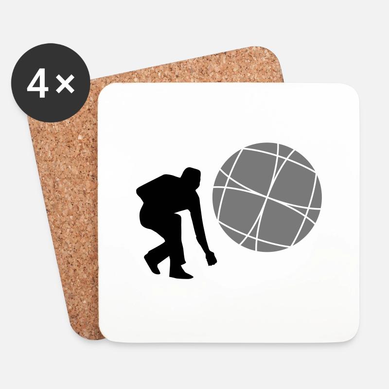 boule - Untersetzer (4er-Set) - Weiß