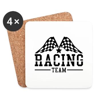 racing_team_ri1 - Untersetzer (4er-Set) - Weiß - Vorne